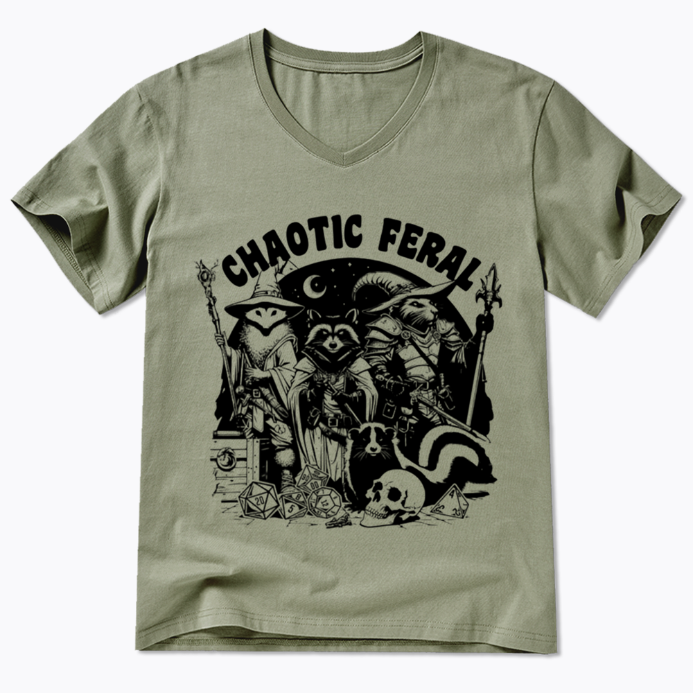 Chaotic Feral V-Neck Classic T-Shirt