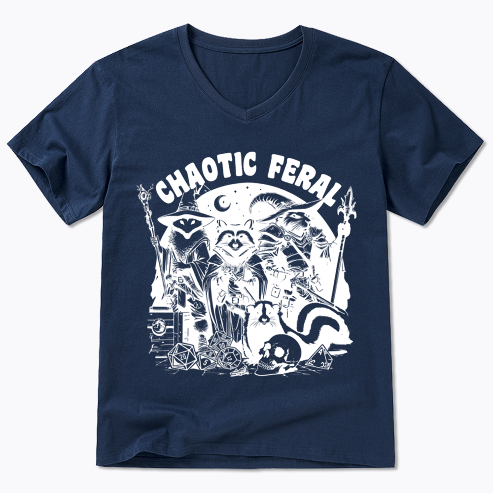 Chaotic Feral V-Neck Classic T-Shirt