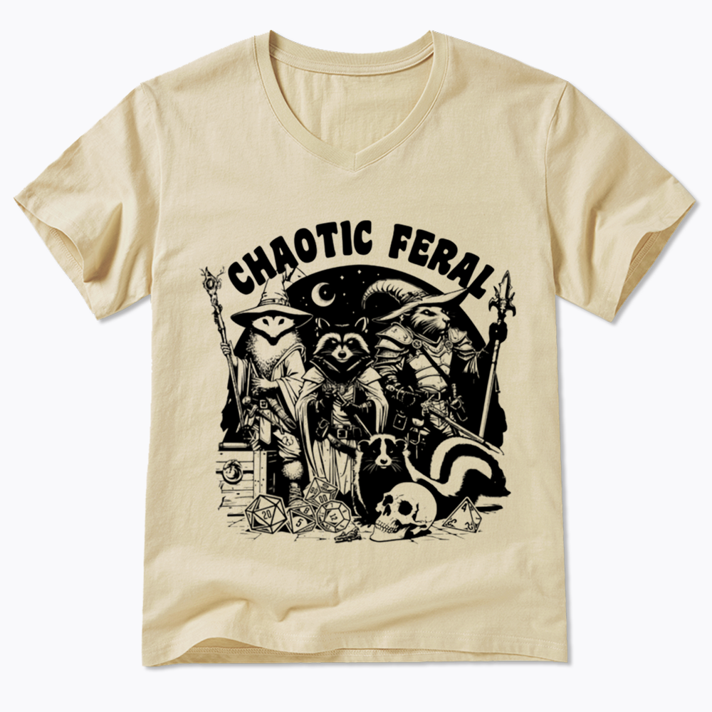 Chaotic Feral V-Neck Classic T-Shirt