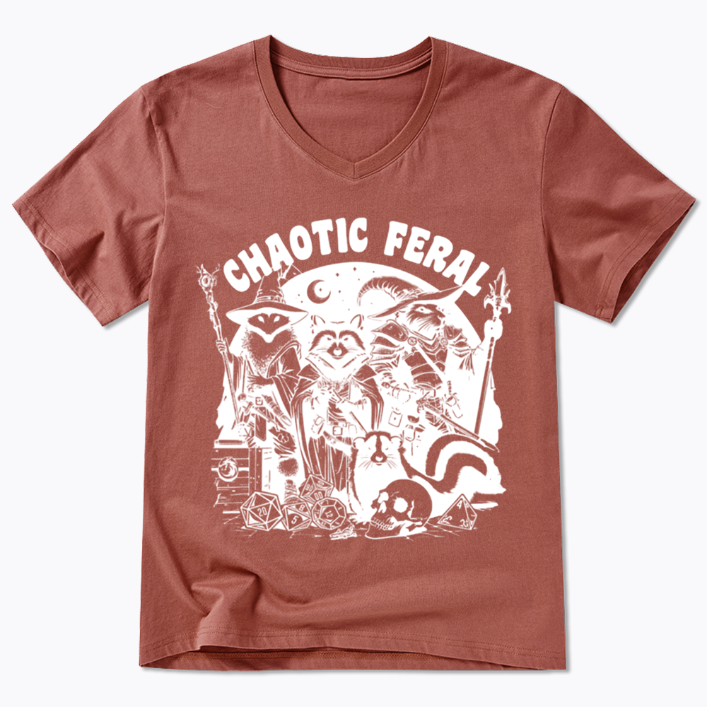 Chaotic Feral V-Neck Classic T-Shirt