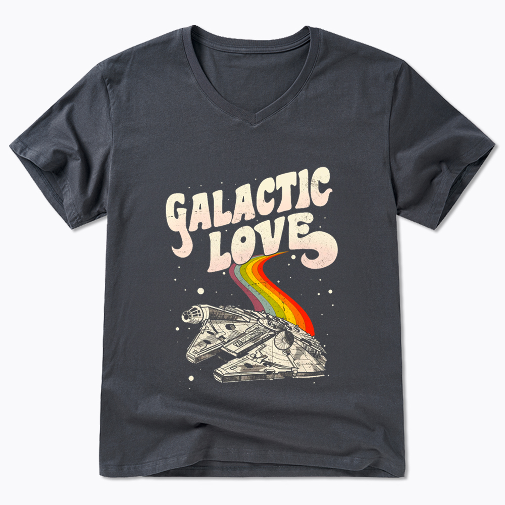 May The 4th Be With You Rainbow V-Neck Classic T-Shirt