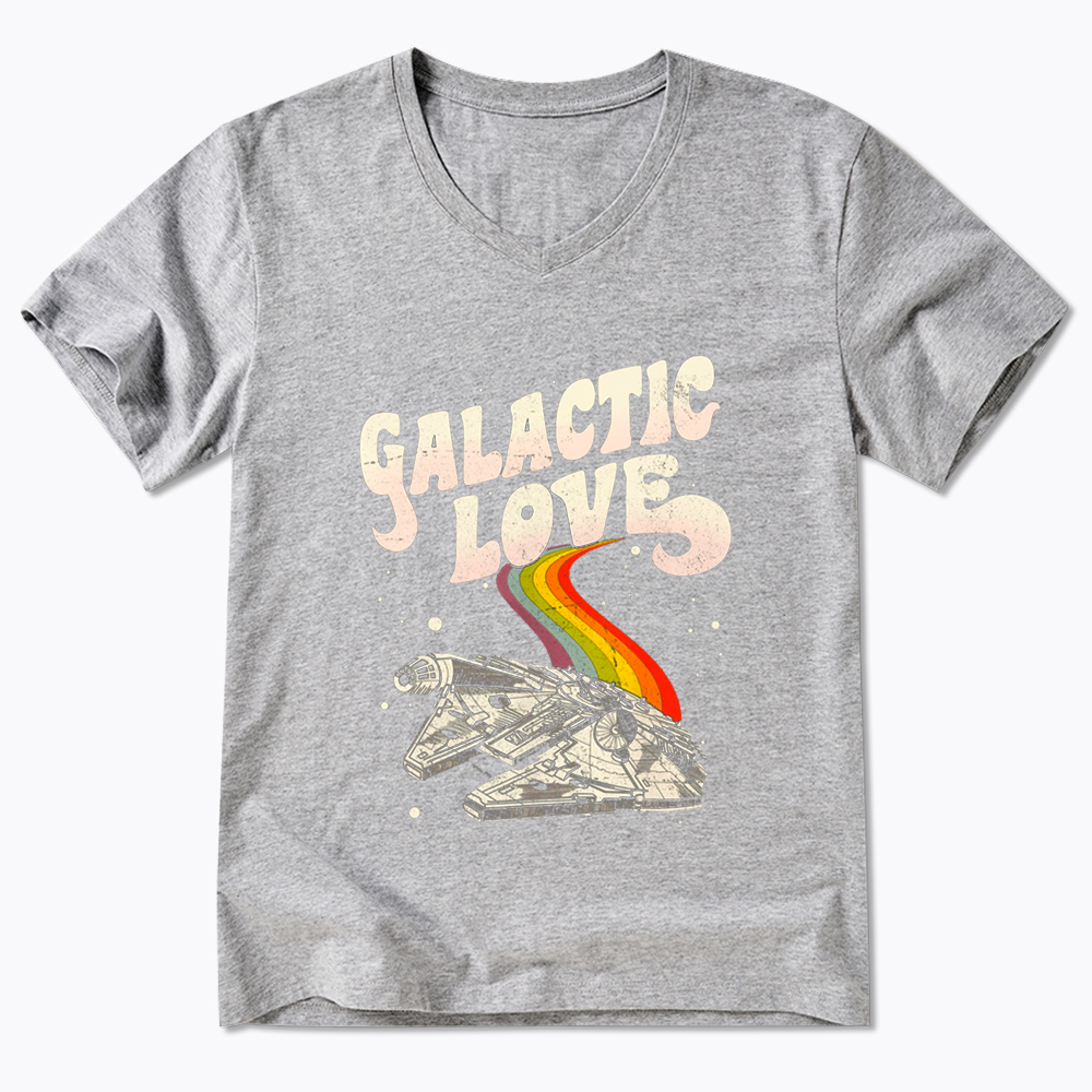 May The 4th Be With You Rainbow V-Neck Classic T-Shirt