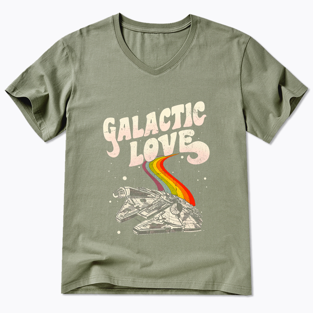 May The 4th Be With You Rainbow V-Neck Classic T-Shirt