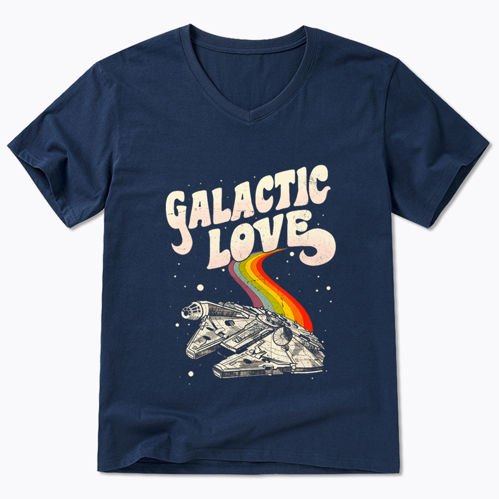 May The 4th Be With You Rainbow V-Neck Classic T-Shirt