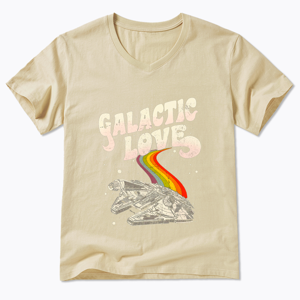 May The 4th Be With You Rainbow V-Neck Classic T-Shirt