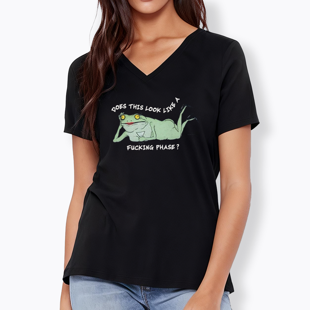 Funny LGBT Pride Frog Meme V-Neck Classic T-Shirt