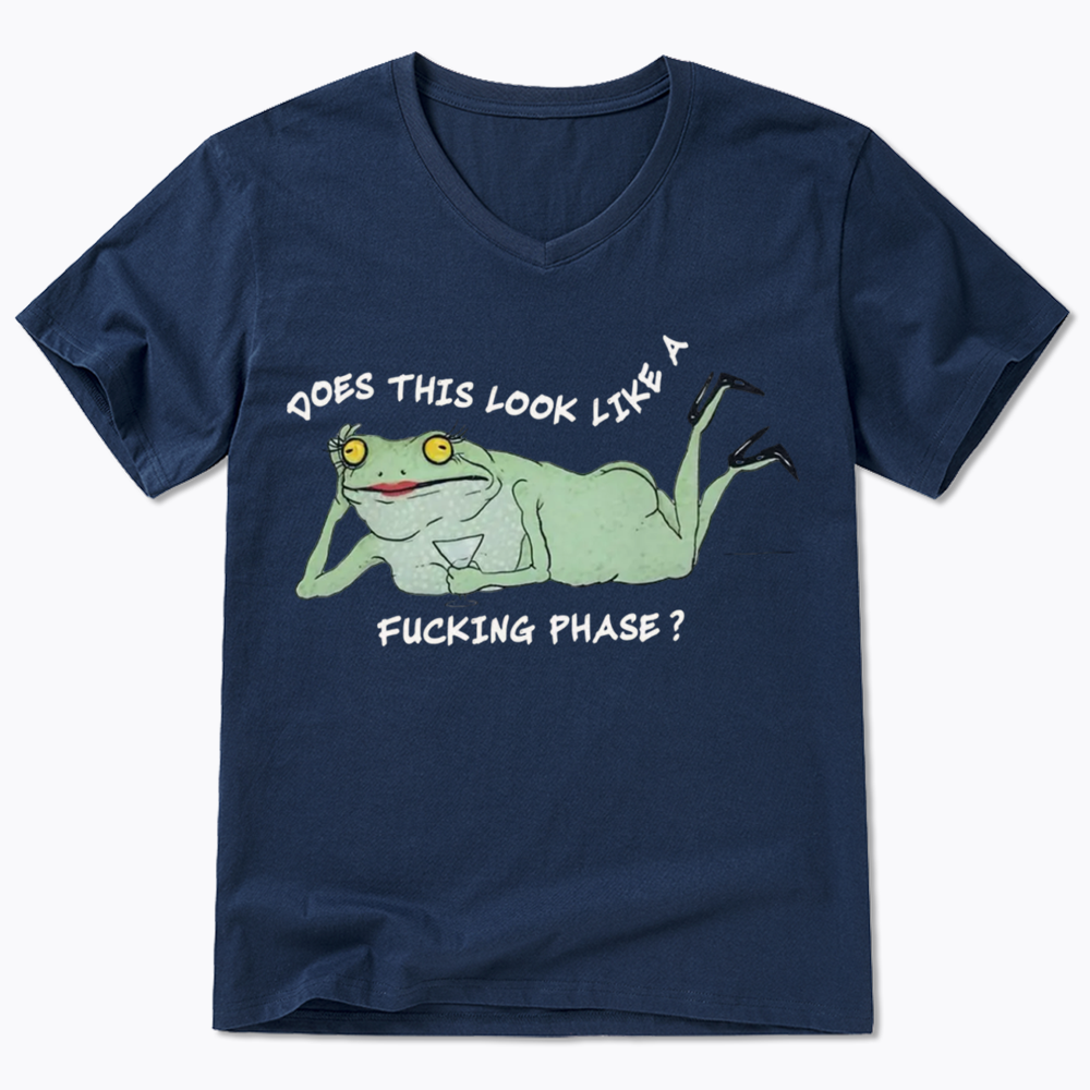 Funny LGBT Pride Frog Meme V-Neck Classic T-Shirt