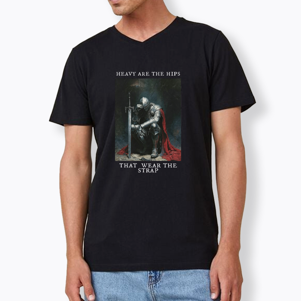 Heavy Are The Hips That Wear The Strap V-Neck Classic T-Shirt