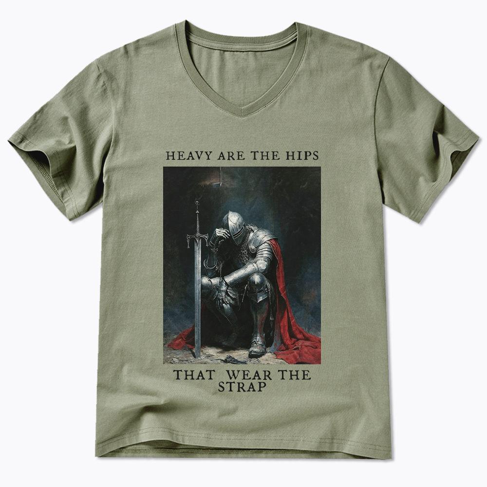 Heavy Are The Hips That Wear The Strap V-Neck Classic T-Shirt