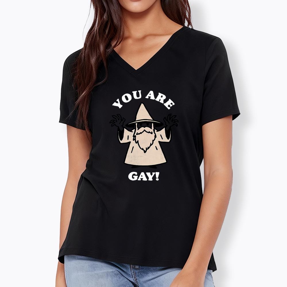 You Are Gay V-Neck Classic T-Shirt