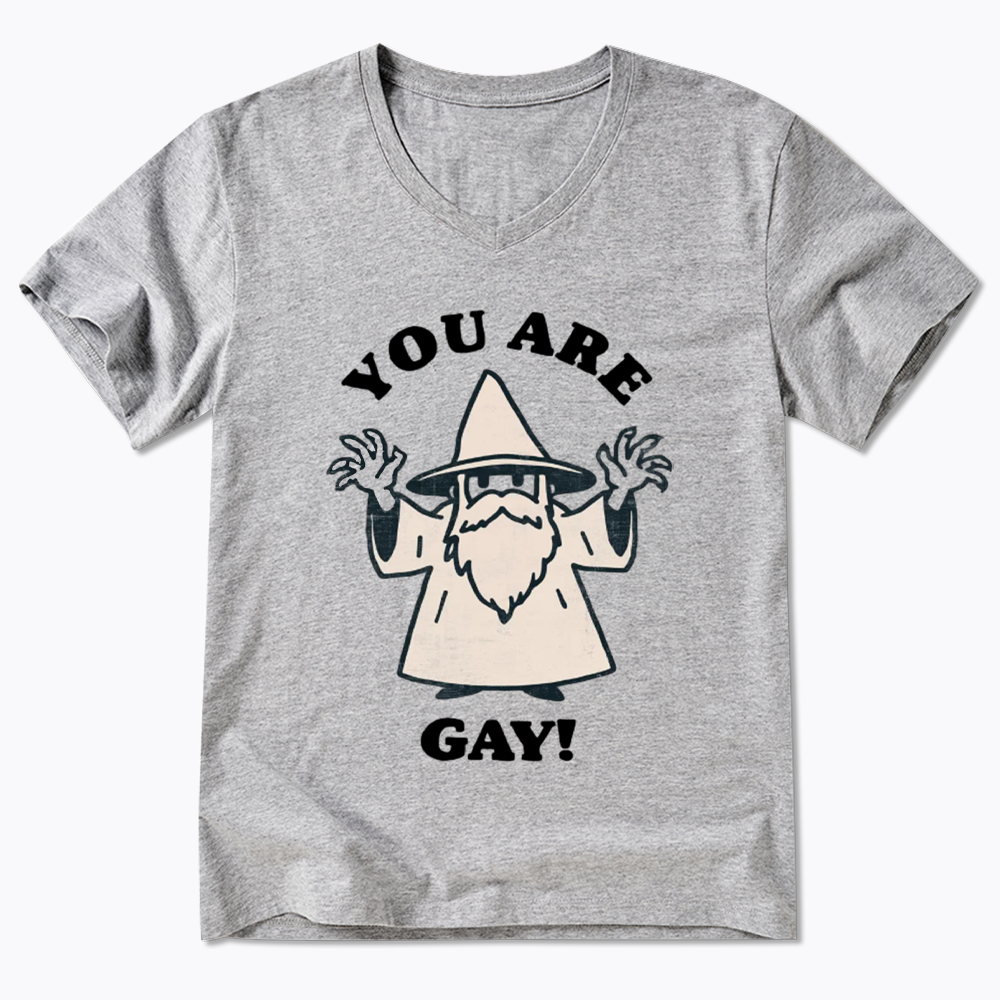 You Are Gay V-Neck Classic T-Shirt