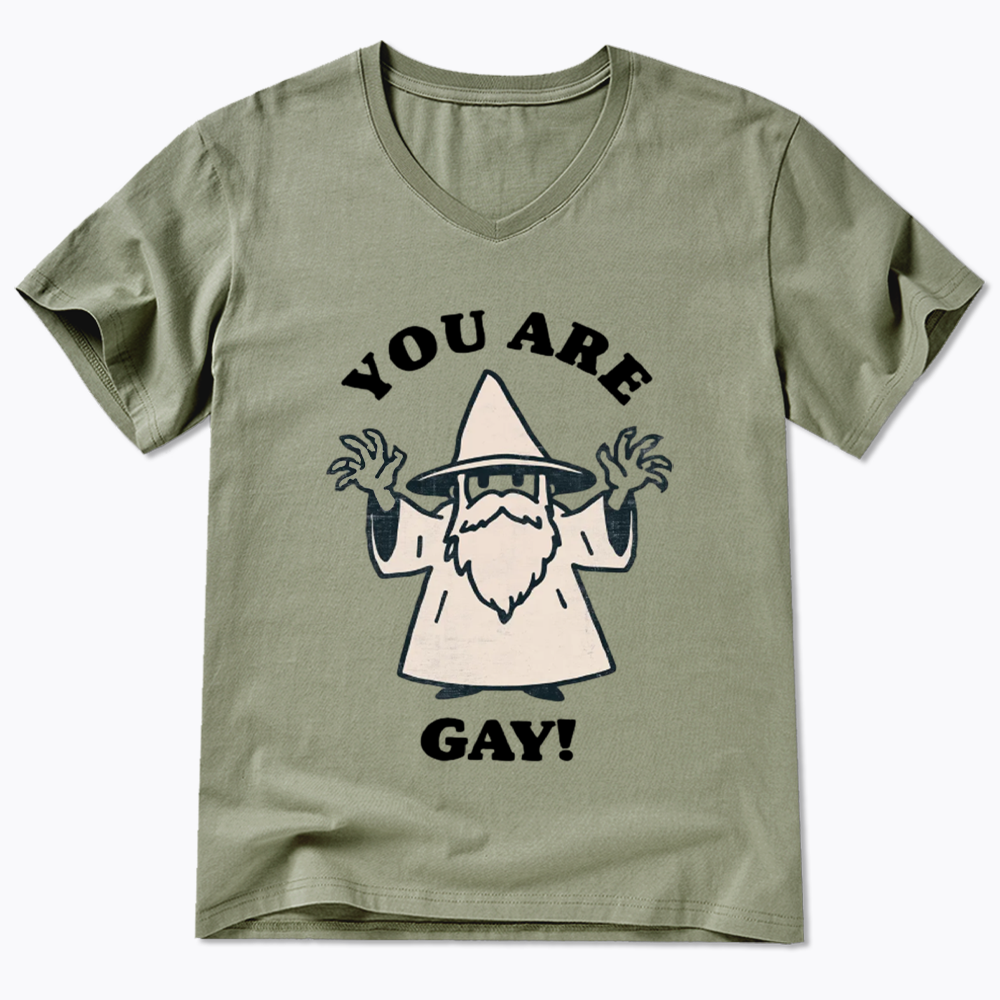 You Are Gay V-Neck Classic T-Shirt