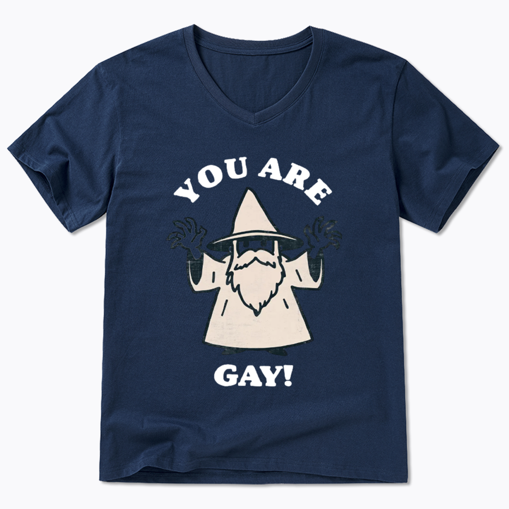 You Are Gay V-Neck Classic T-Shirt