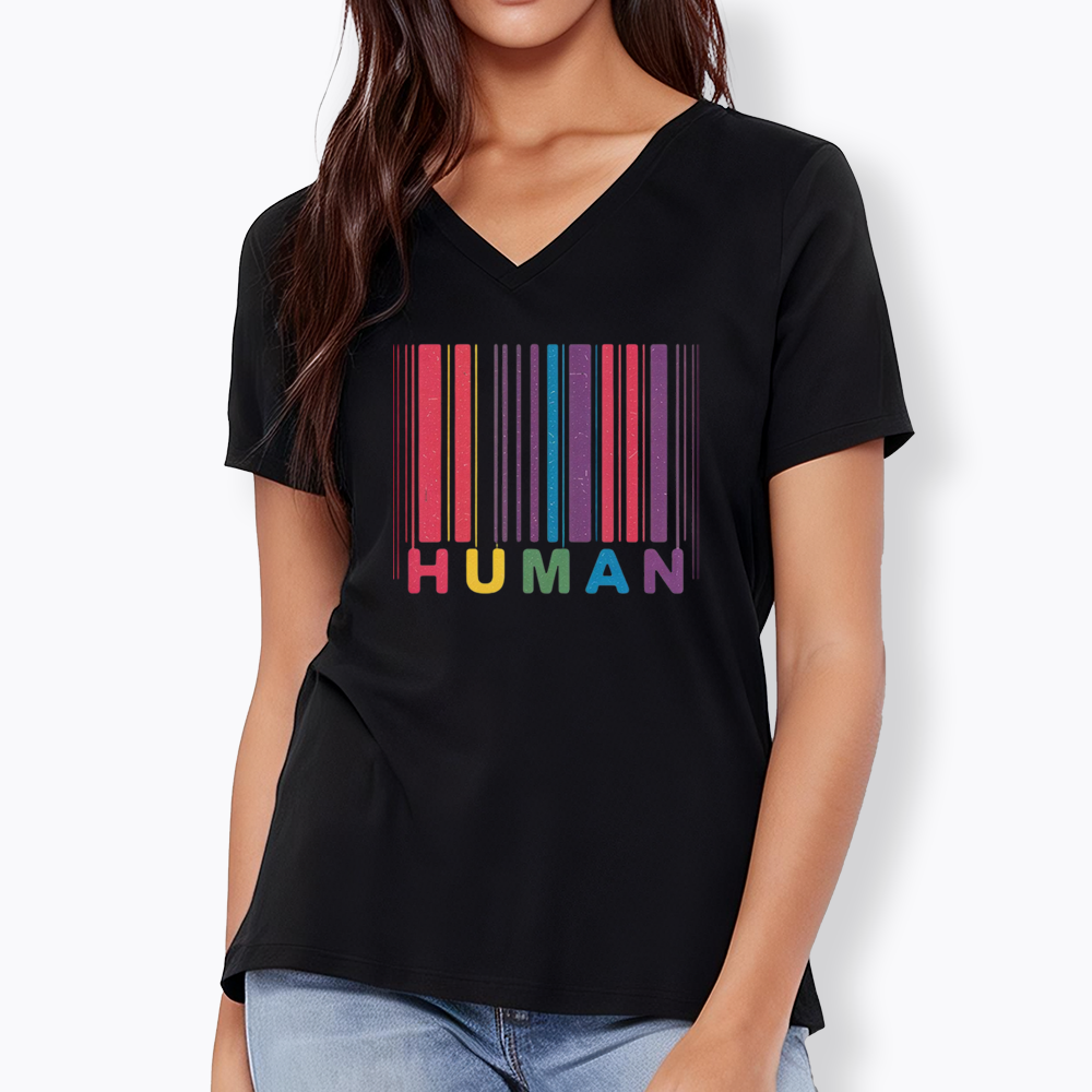 Human V-Neck Classic T-Shirt