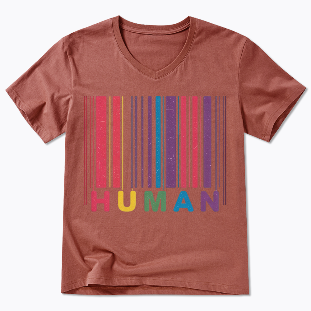Human V-Neck Classic T-Shirt