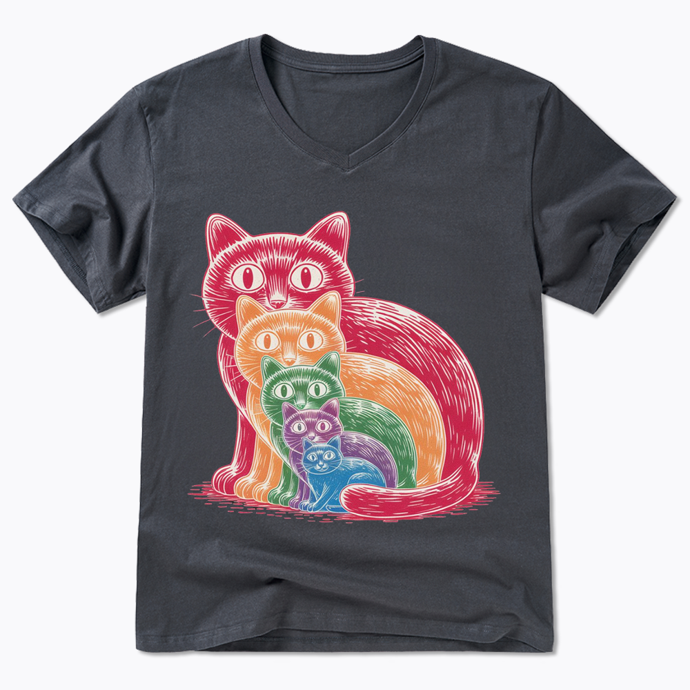 Pride Cat V-Neck Classic T-Shirt