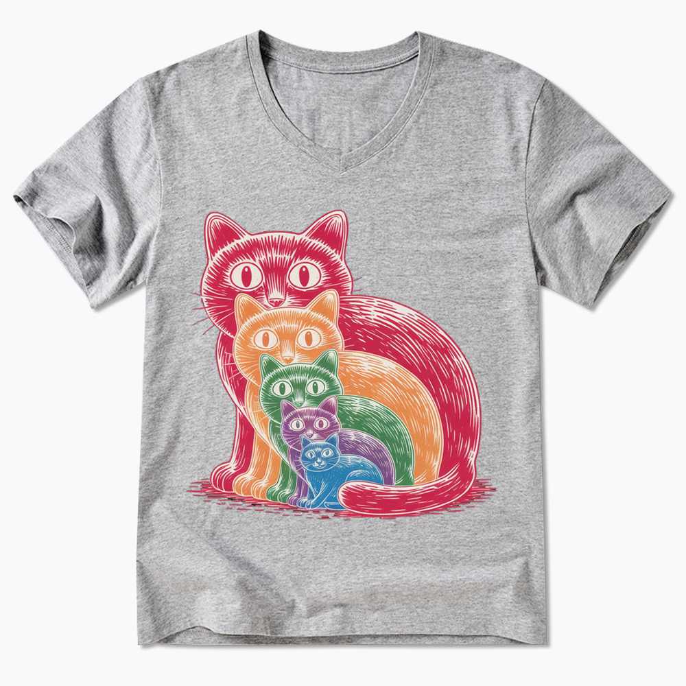 Pride Cat V-Neck Classic T-Shirt
