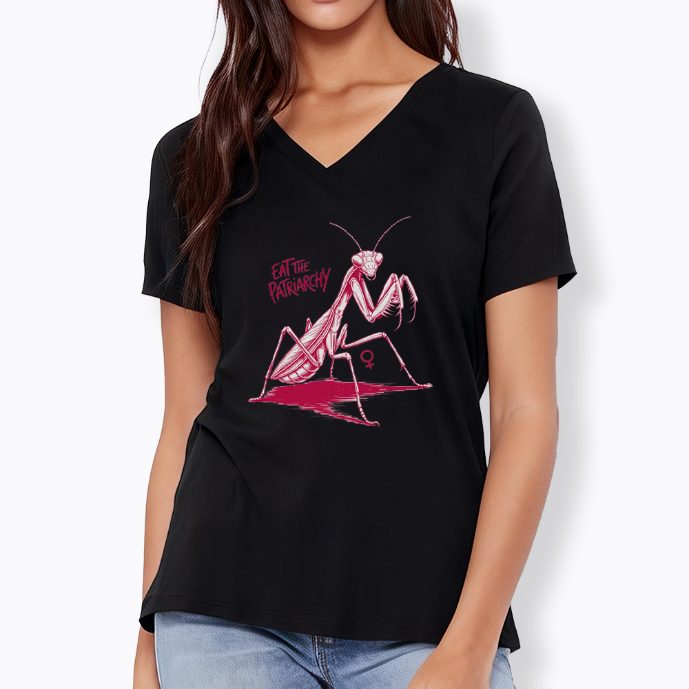 Eat The Patriarchy V-Neck Classic T-Shirt