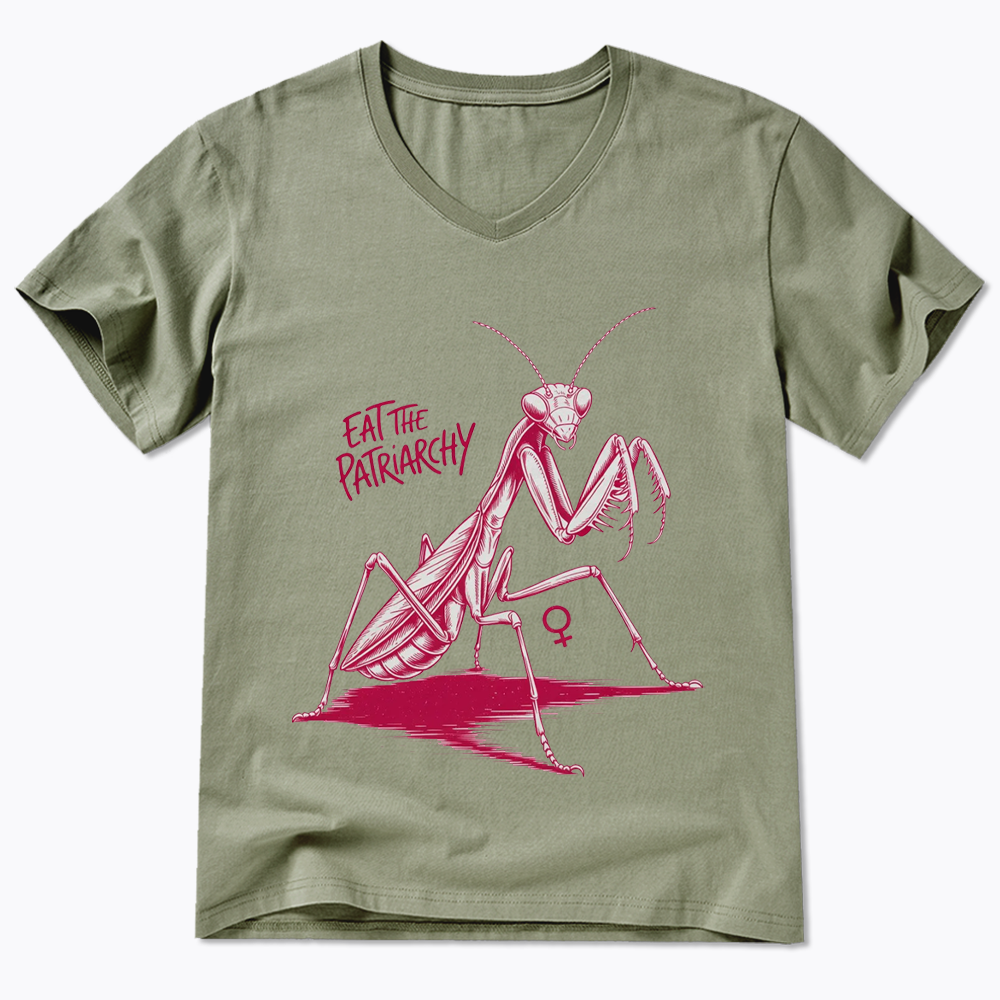 Eat The Patriarchy V-Neck Classic T-Shirt
