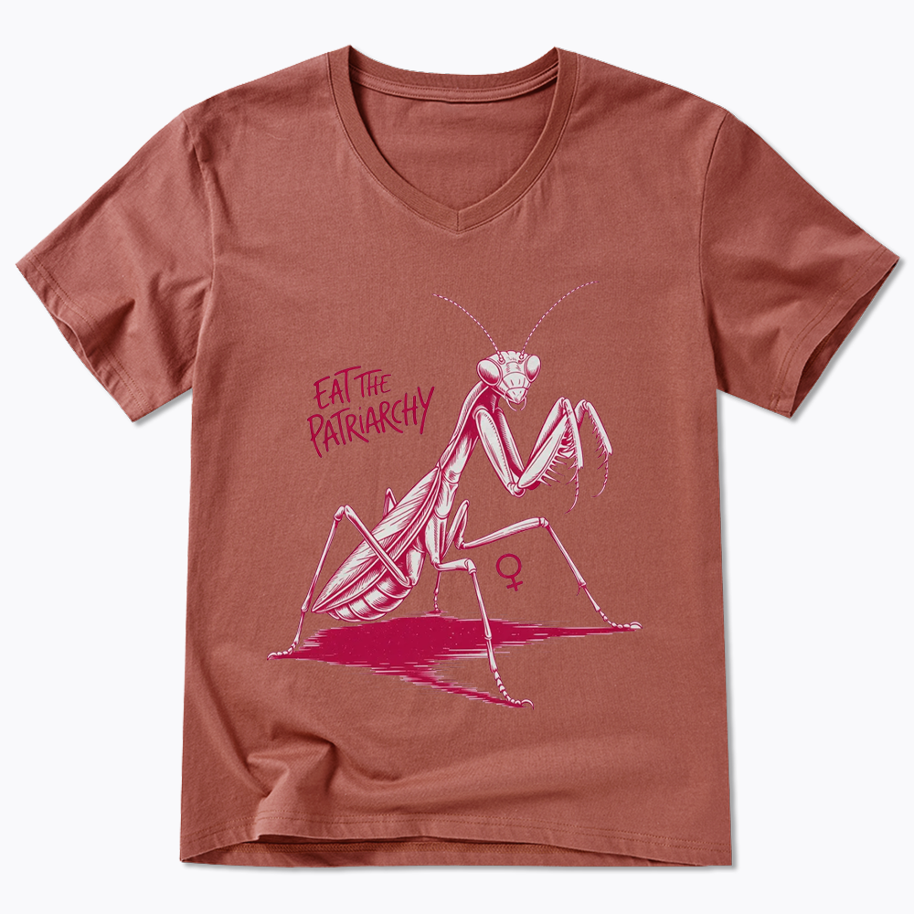 Eat The Patriarchy V-Neck Classic T-Shirt
