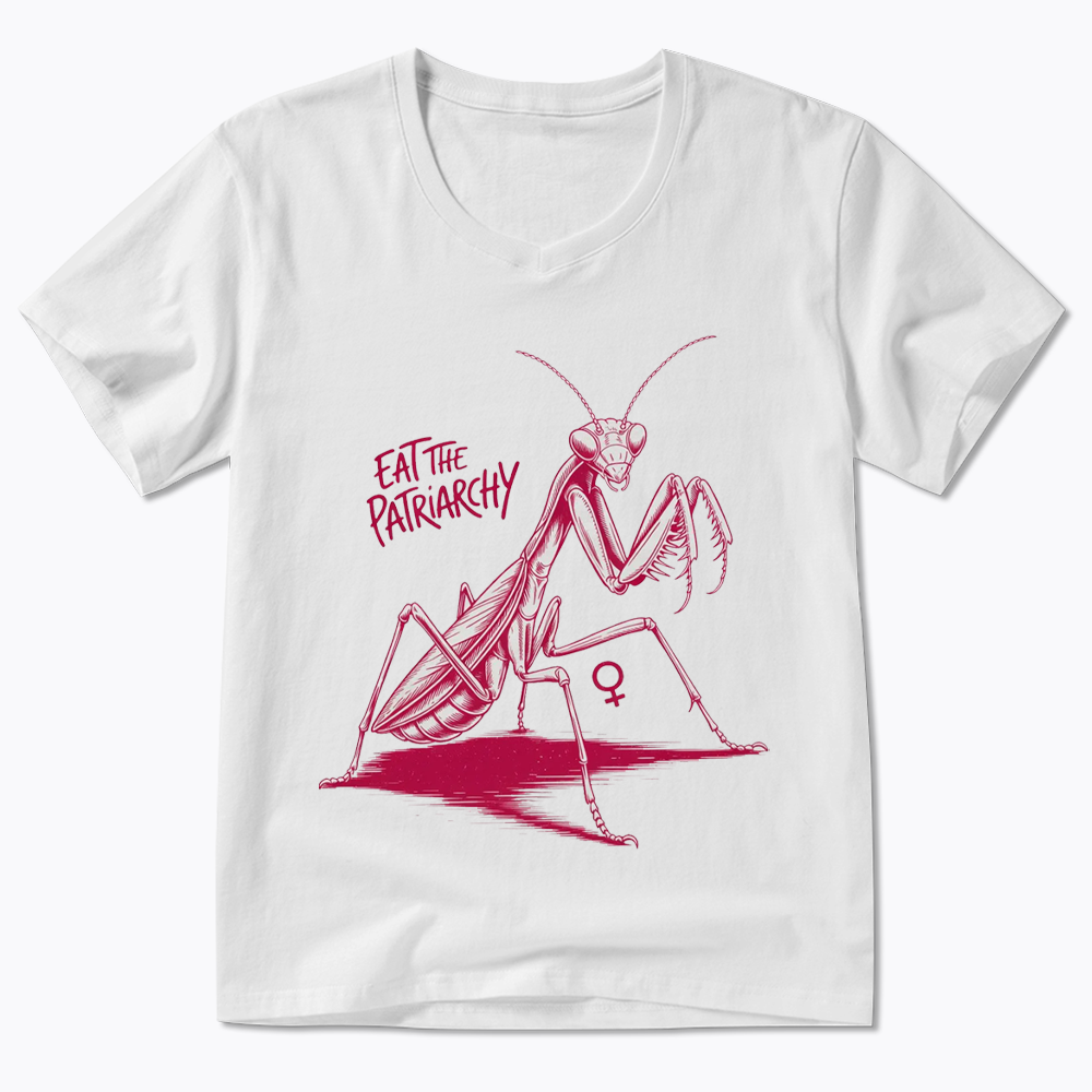 Eat The Patriarchy V-Neck Classic T-Shirt