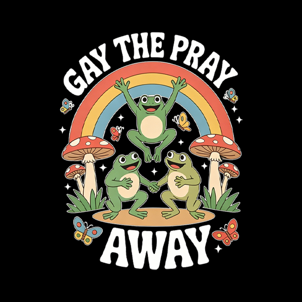 Gay The Pray Away Off Shoulder T-shirt