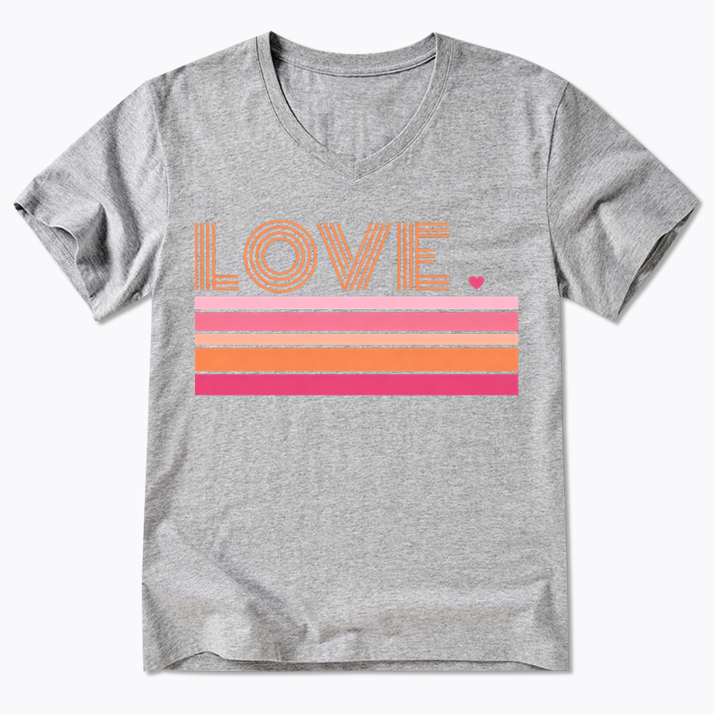 Love V-Neck Classic T-Shirt