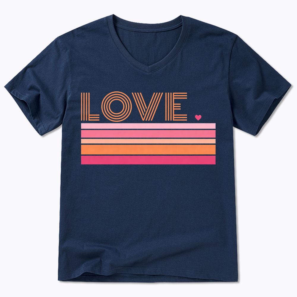 Love V-Neck Classic T-Shirt