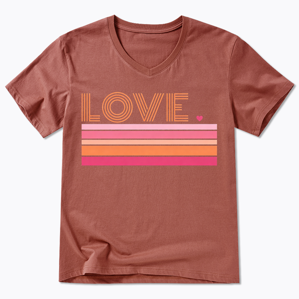 Love V-Neck Classic T-Shirt