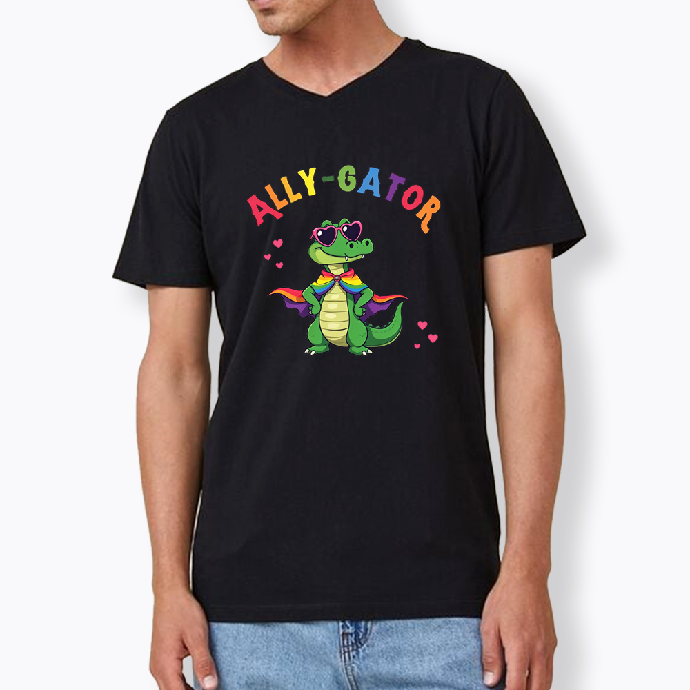 Ally- Gator V-Neck Classic T-Shirt