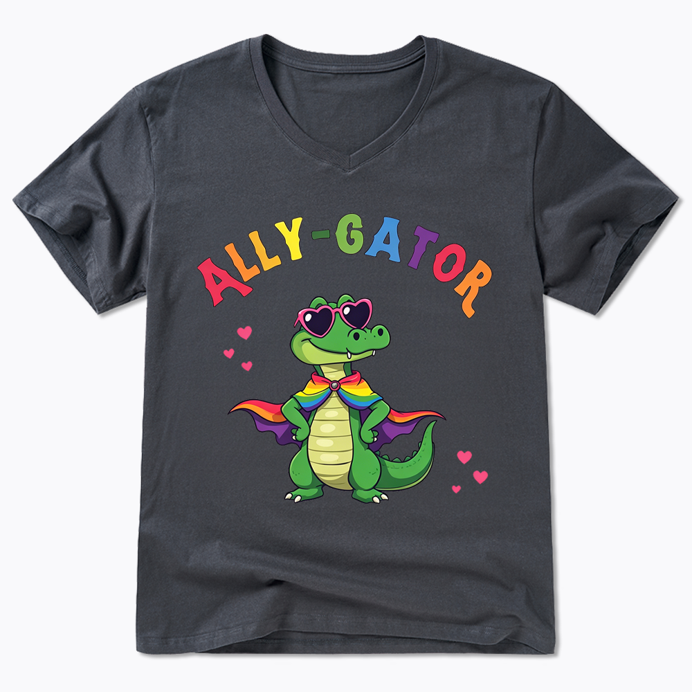 Ally- Gator V-Neck Classic T-Shirt