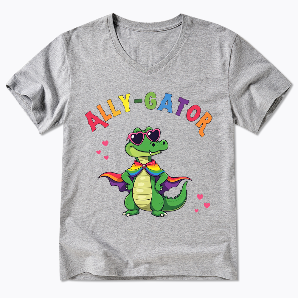 Ally- Gator V-Neck Classic T-Shirt