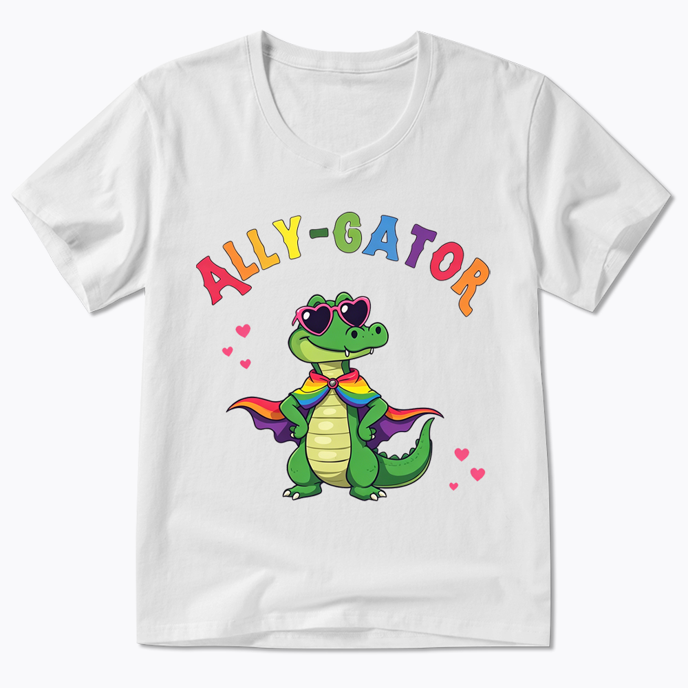 Ally- Gator V-Neck Classic T-Shirt