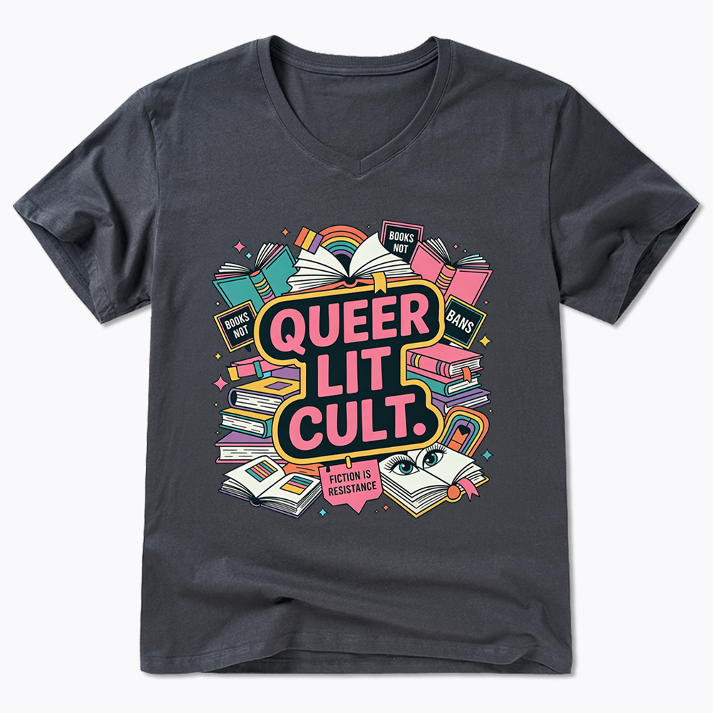 Queer Bookish V-Neck Classic T-Shirt