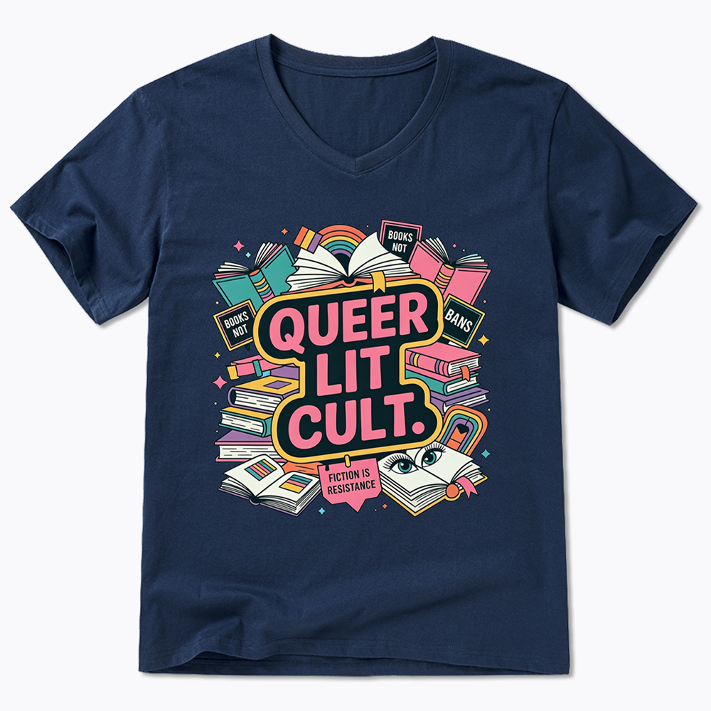 Queer Bookish V-Neck Classic T-Shirt