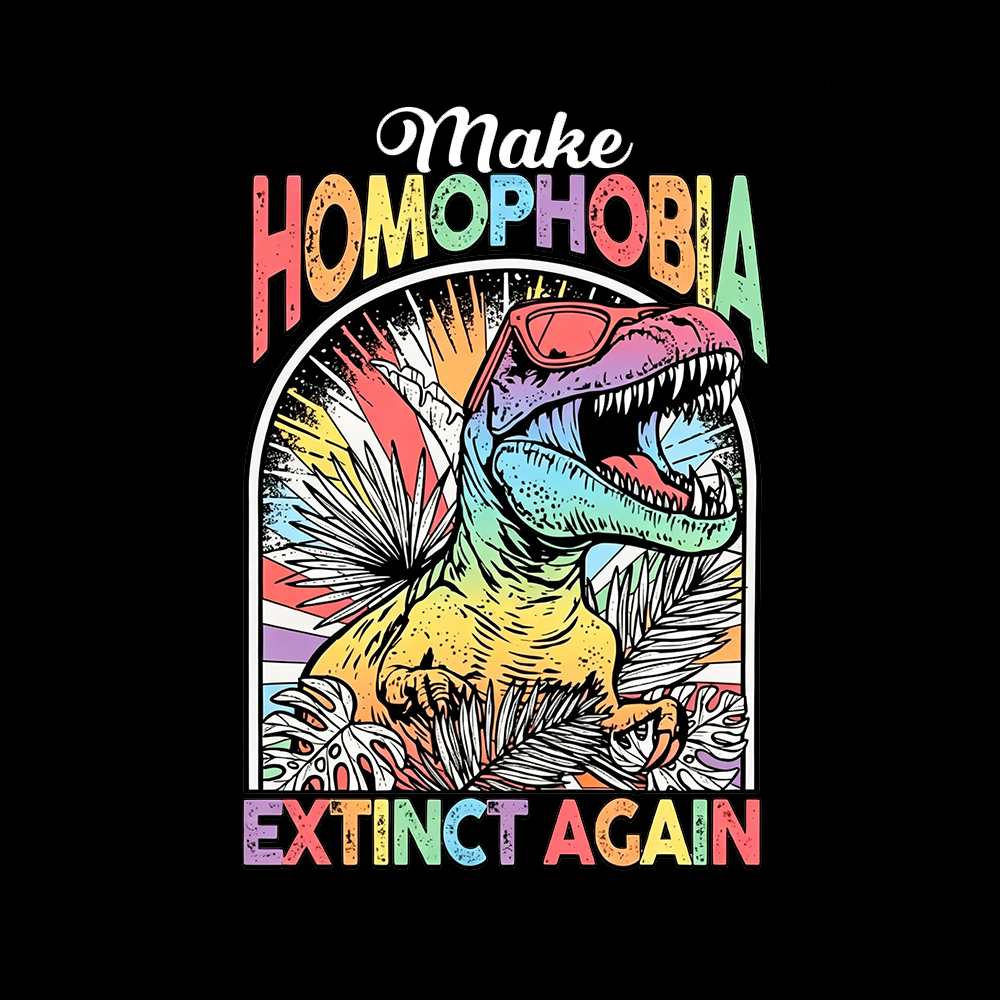 Make Homophobia Extinct V-Neck Classic T-Shirt