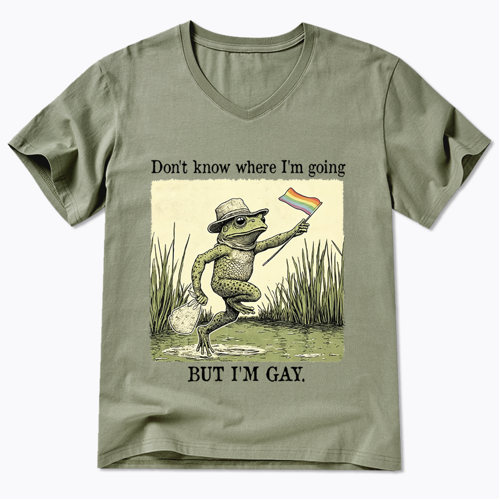 Don't know where I'm going V-Neck Classic T-Shirt