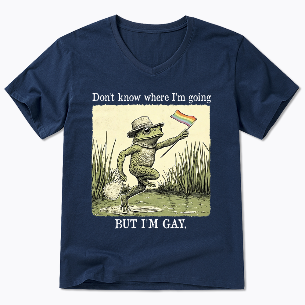 Don't know where I'm going V-Neck Classic T-Shirt