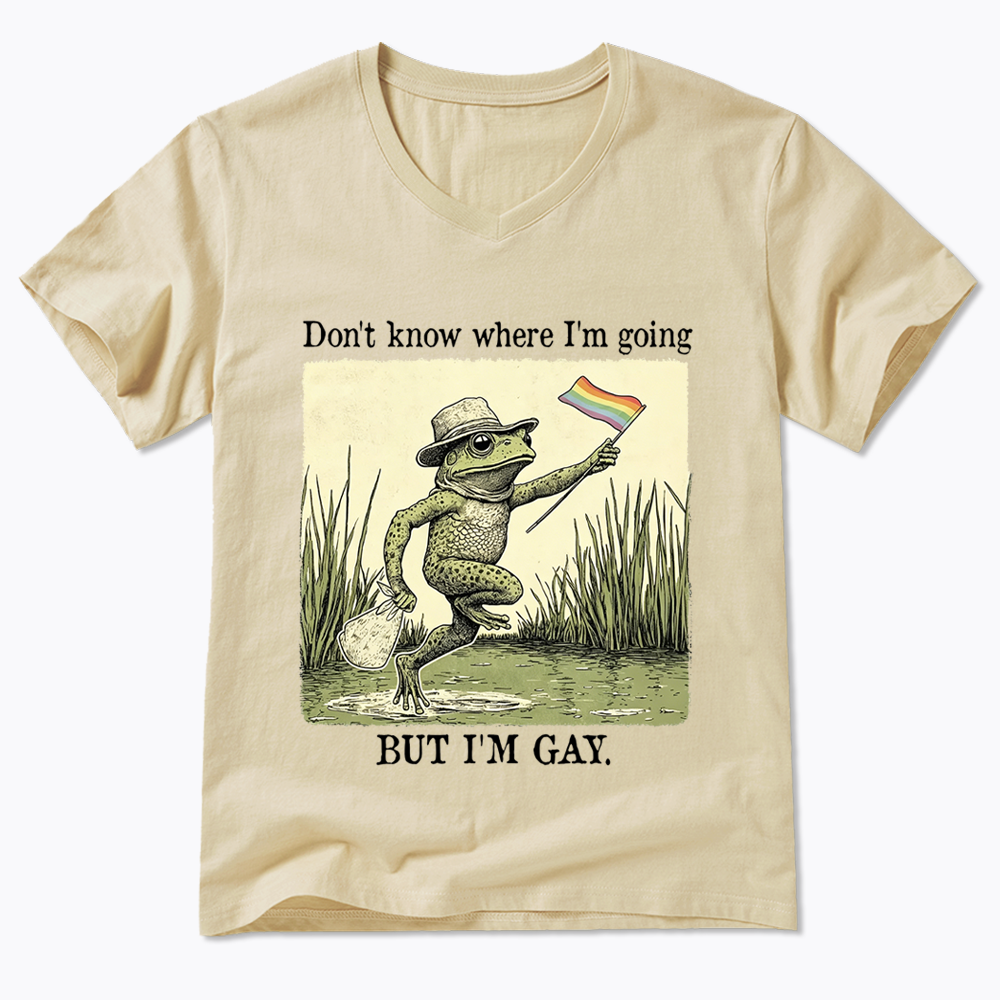 Don't know where I'm going V-Neck Classic T-Shirt