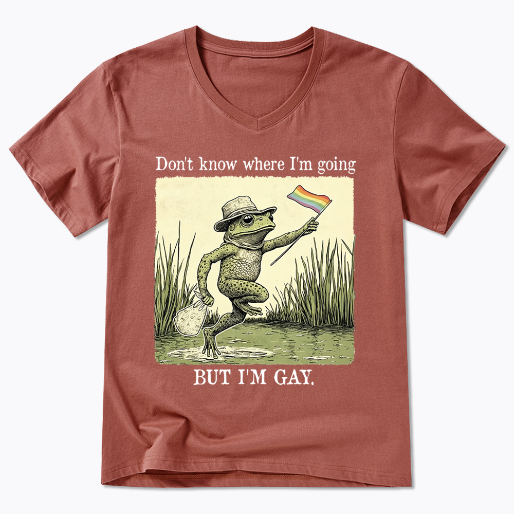 Don't know where I'm going V-Neck Classic T-Shirt