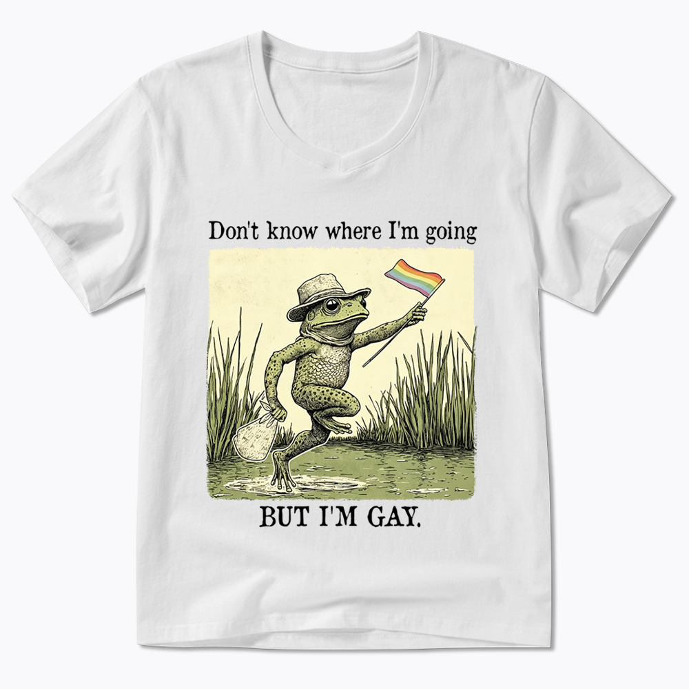 Don't know where I'm going V-Neck Classic T-Shirt