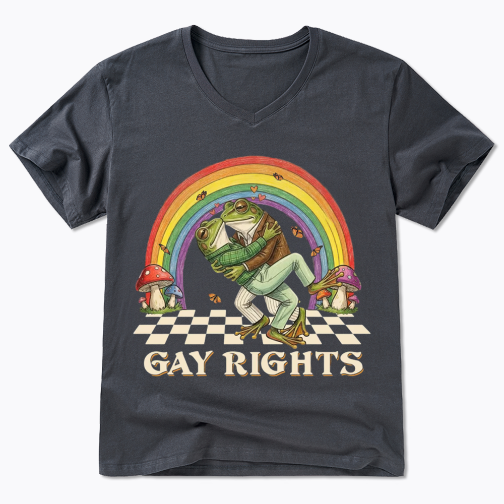Pride Flag V-Neck Classic T-Shirt
