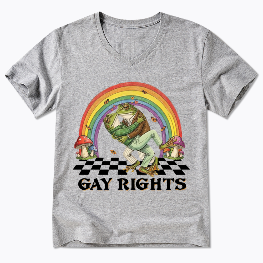 Pride Flag V-Neck Classic T-Shirt