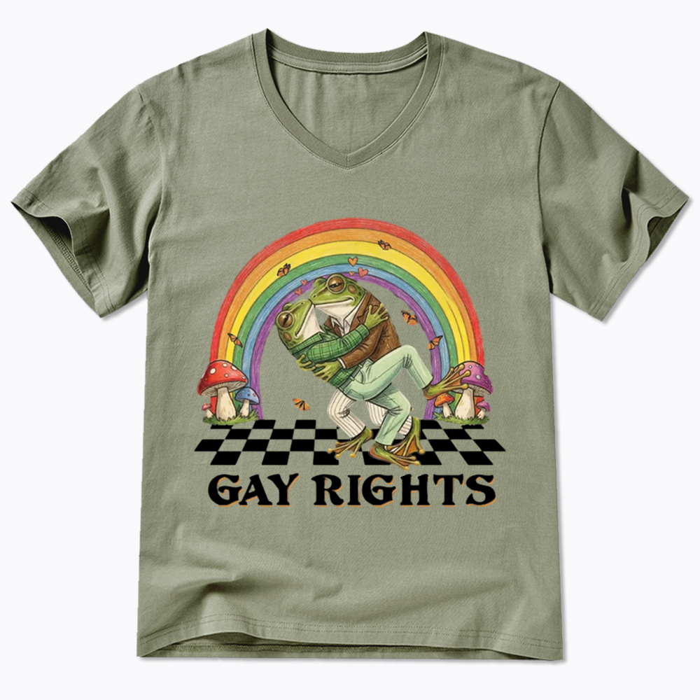 Pride Flag V-Neck Classic T-Shirt