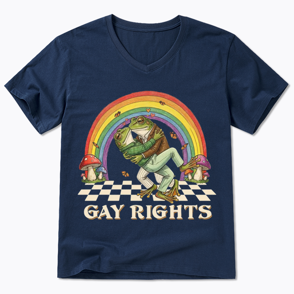 Pride Flag V-Neck Classic T-Shirt