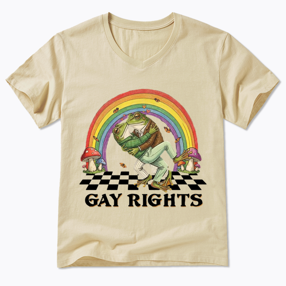 Pride Flag V-Neck Classic T-Shirt