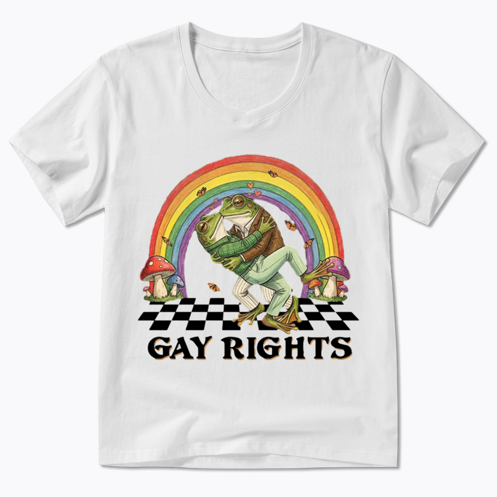 Pride Flag V-Neck Classic T-Shirt