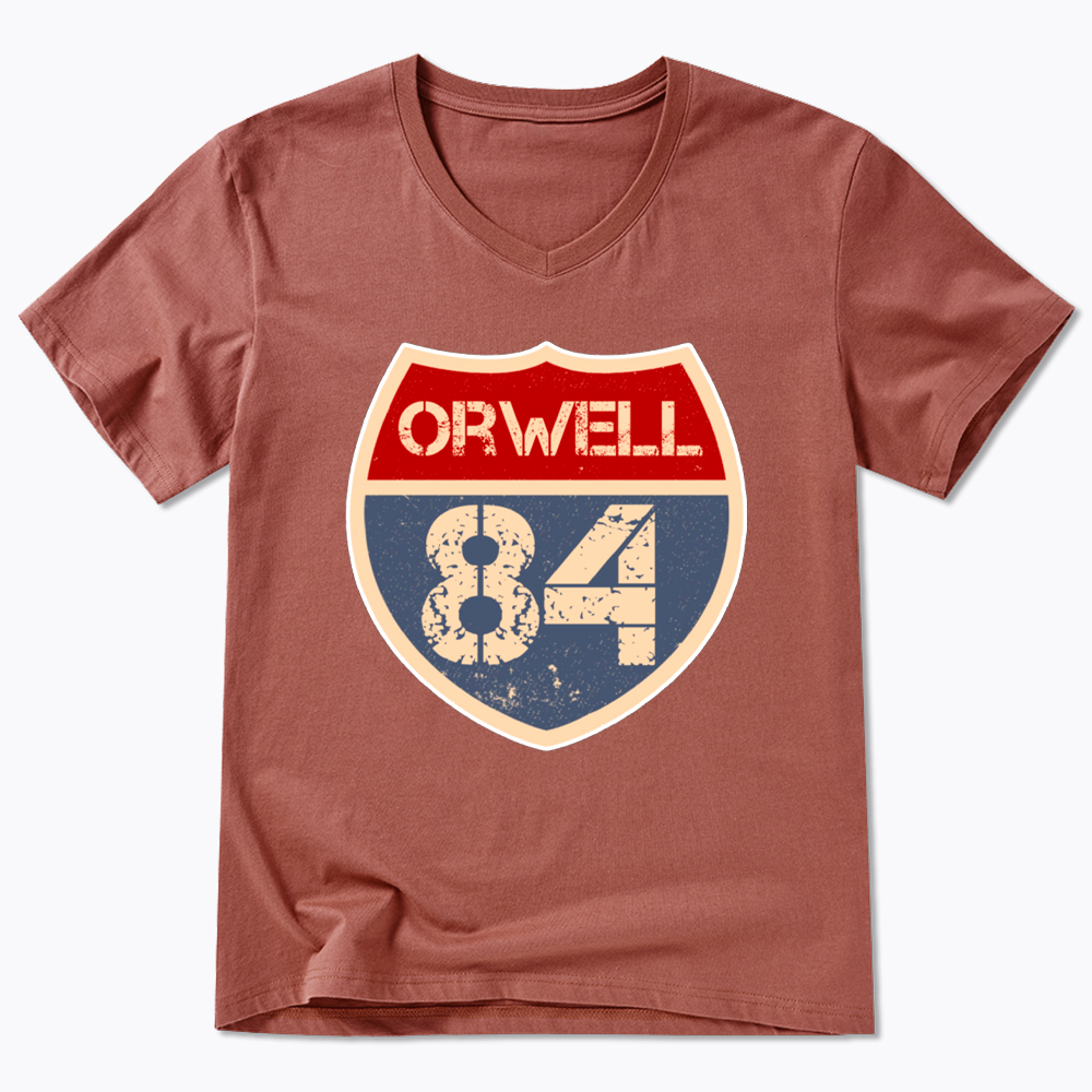 Orwell 84 V-Neck Classic T-Shirt