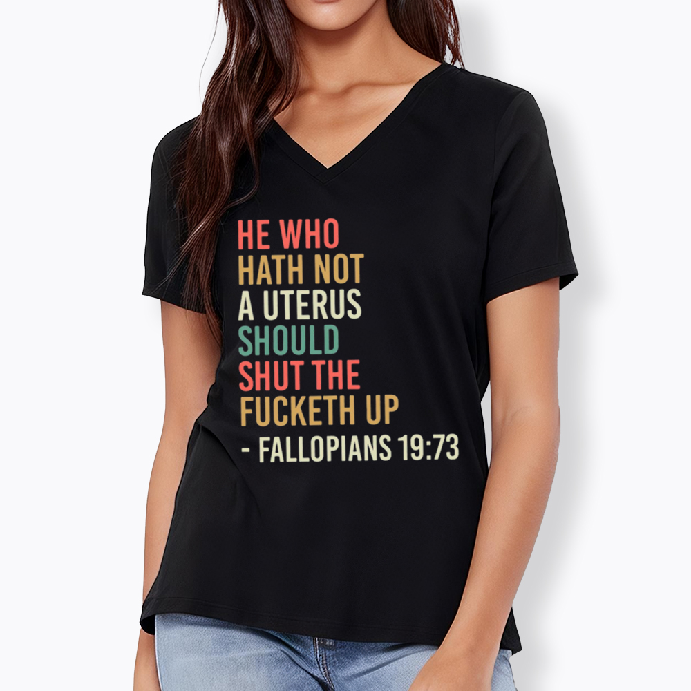 Pro Choice Feminist Women Rights V-Neck Classic T-Shirt