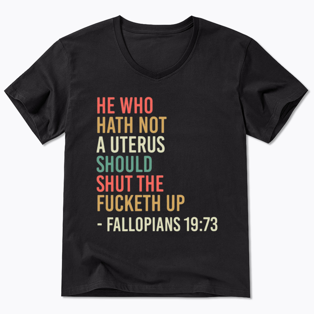 Pro Choice Feminist Women Rights V-Neck Classic T-Shirt